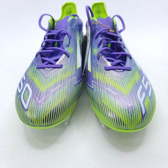 Adidas F50 Elite SG Soccer Cleats JH7633 Purple Green Mens Size 6 Wmns Size 7 main image 4